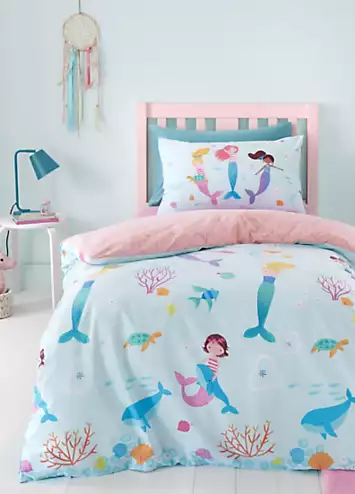 Catherine Lansfield Kids Mermaid Duvet Cover Set | Kaleidoscope