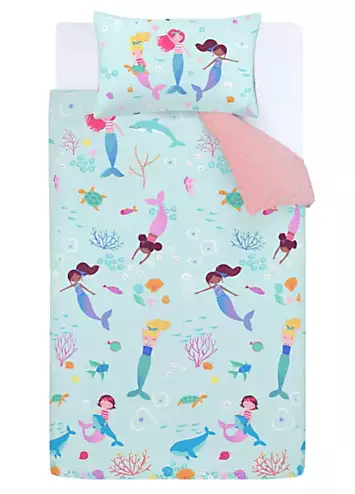 Catherine Lansfield Kids Mermaid Duvet Cover Set | Kaleidoscope