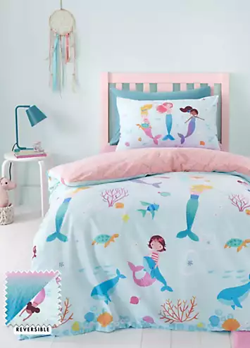 Catherine Lansfield Kids Mermaid Duvet Cover Set | Kaleidoscope