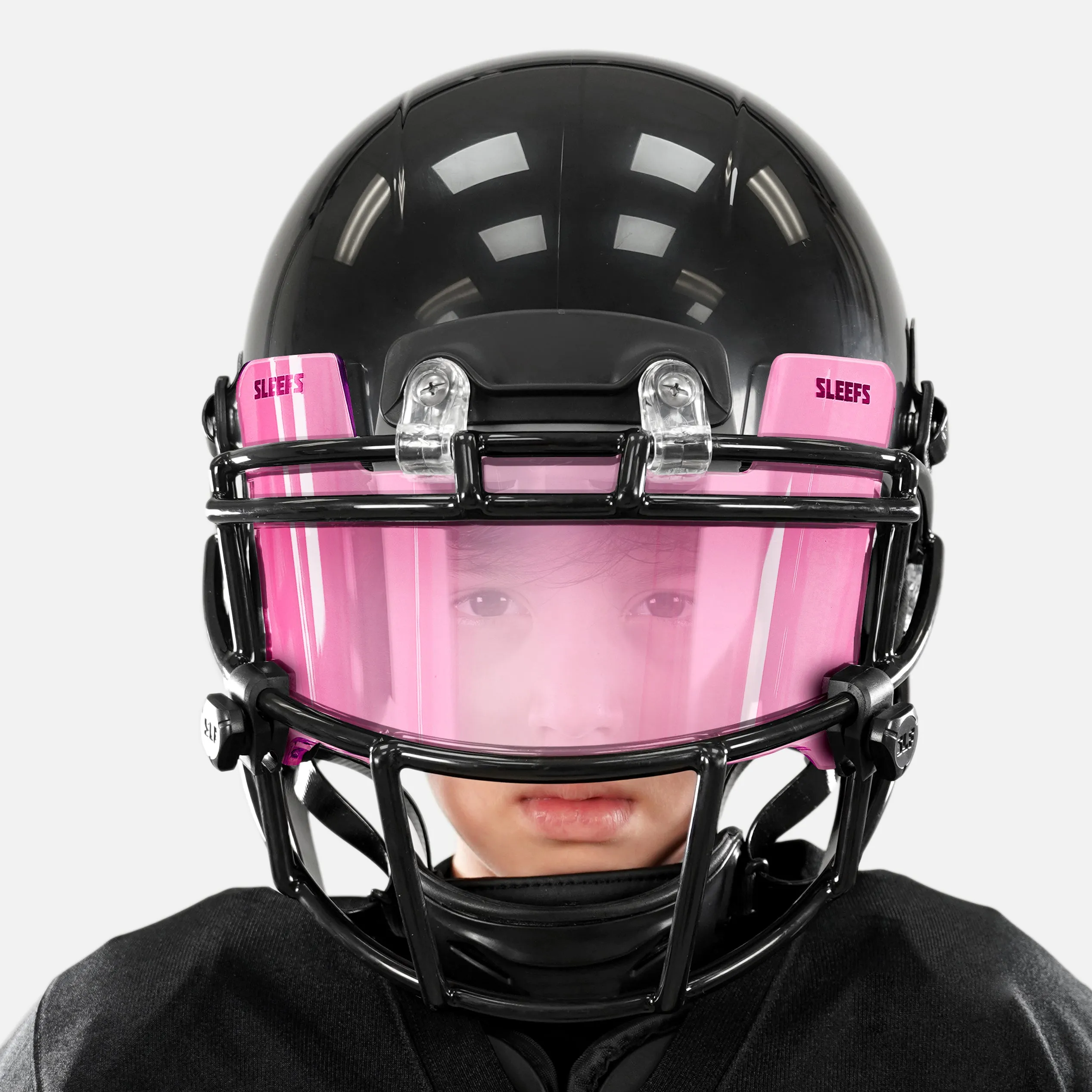 Clear Pink BCA Helmet Eye-Shield Color Tinted Visor for Kids