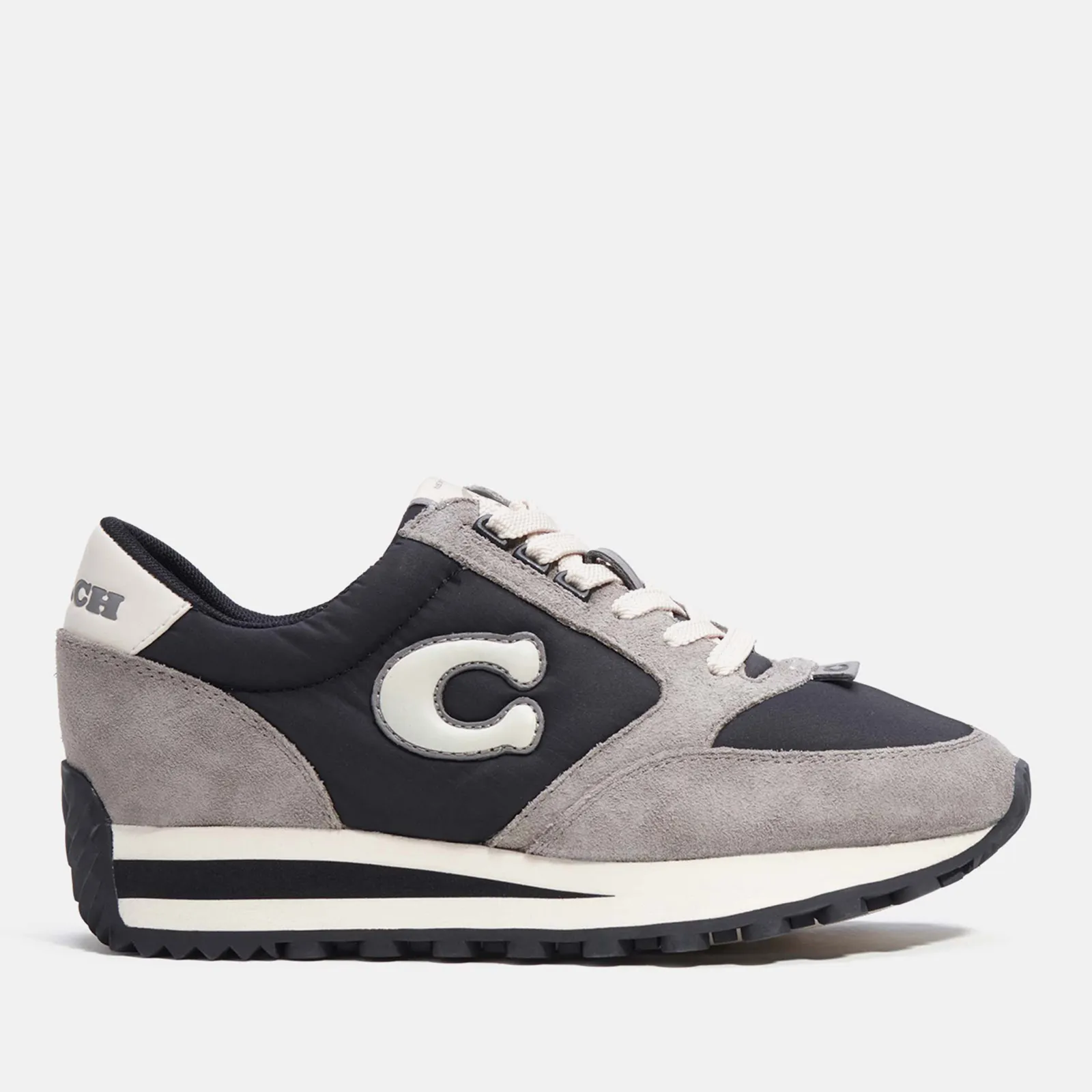 Coach Shell and Suede Running Style Trainers - UK 4 | Coggles