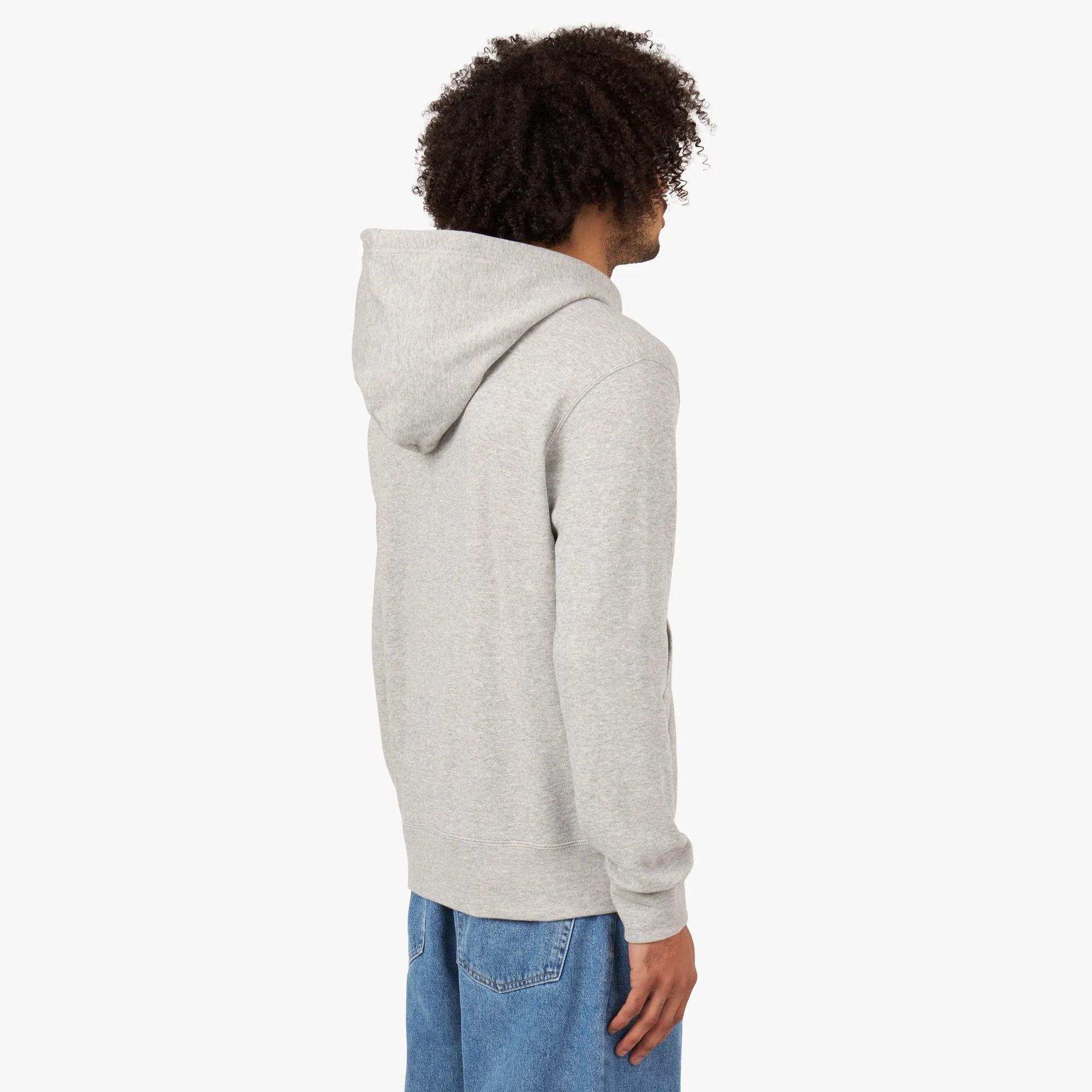 COMME des GARONS PLAY Red Heart Pullover Hoodie / Grey