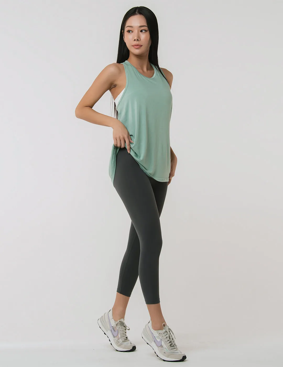 Conch Wear Drop Back Open Sleeveless Top