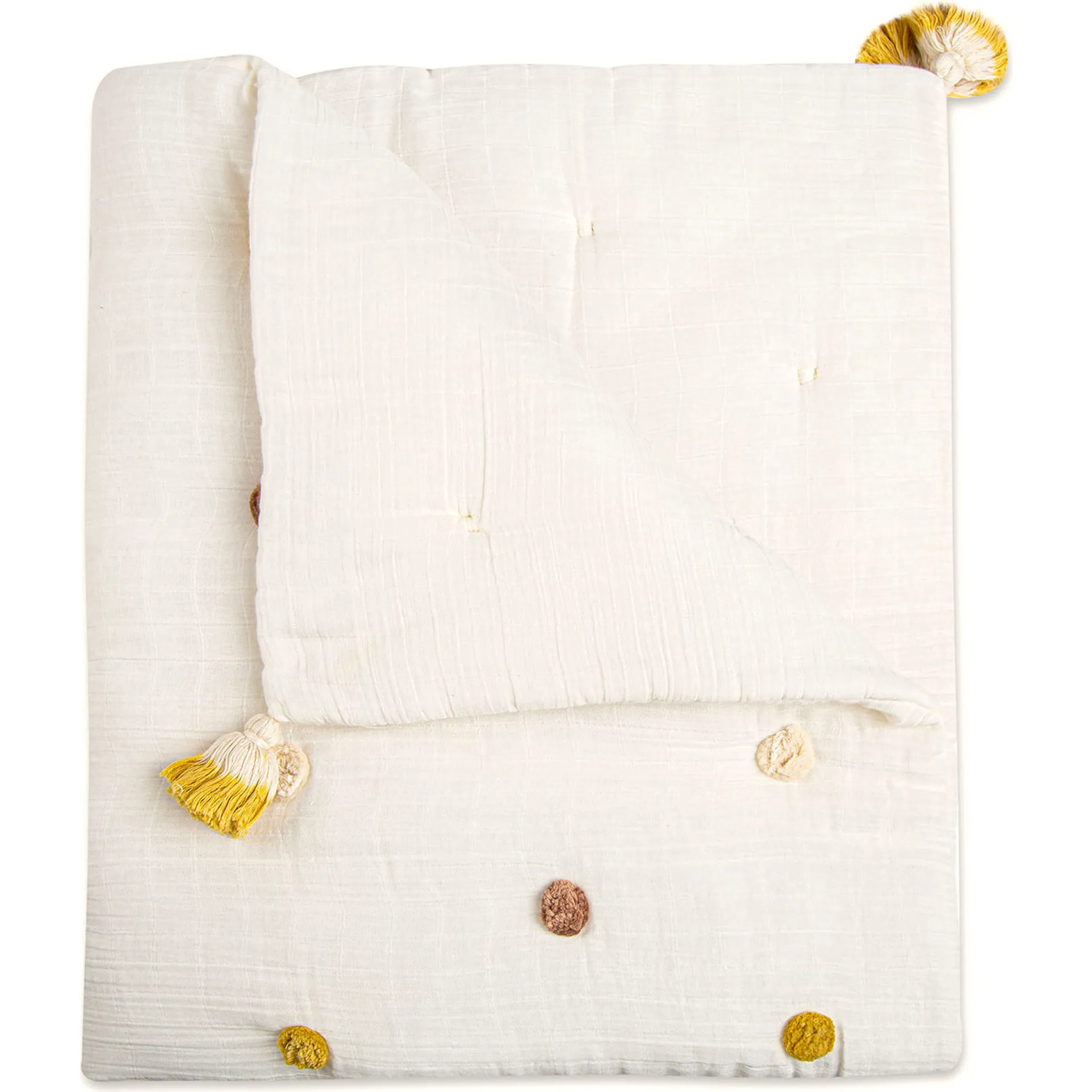 Crane Baby Pom Pom Blanket, Kendi