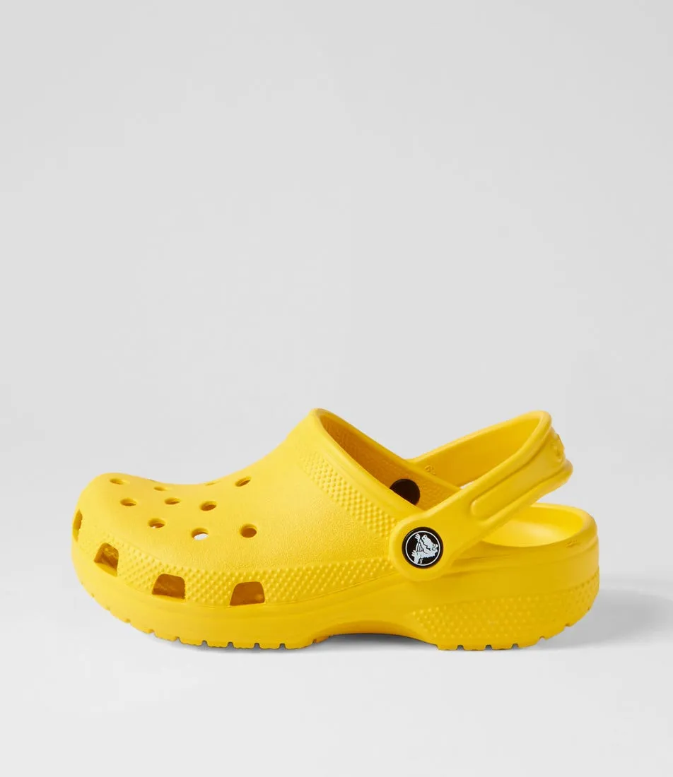 CROCS Classic Clog Jnr Sunflower Croslite Sandals