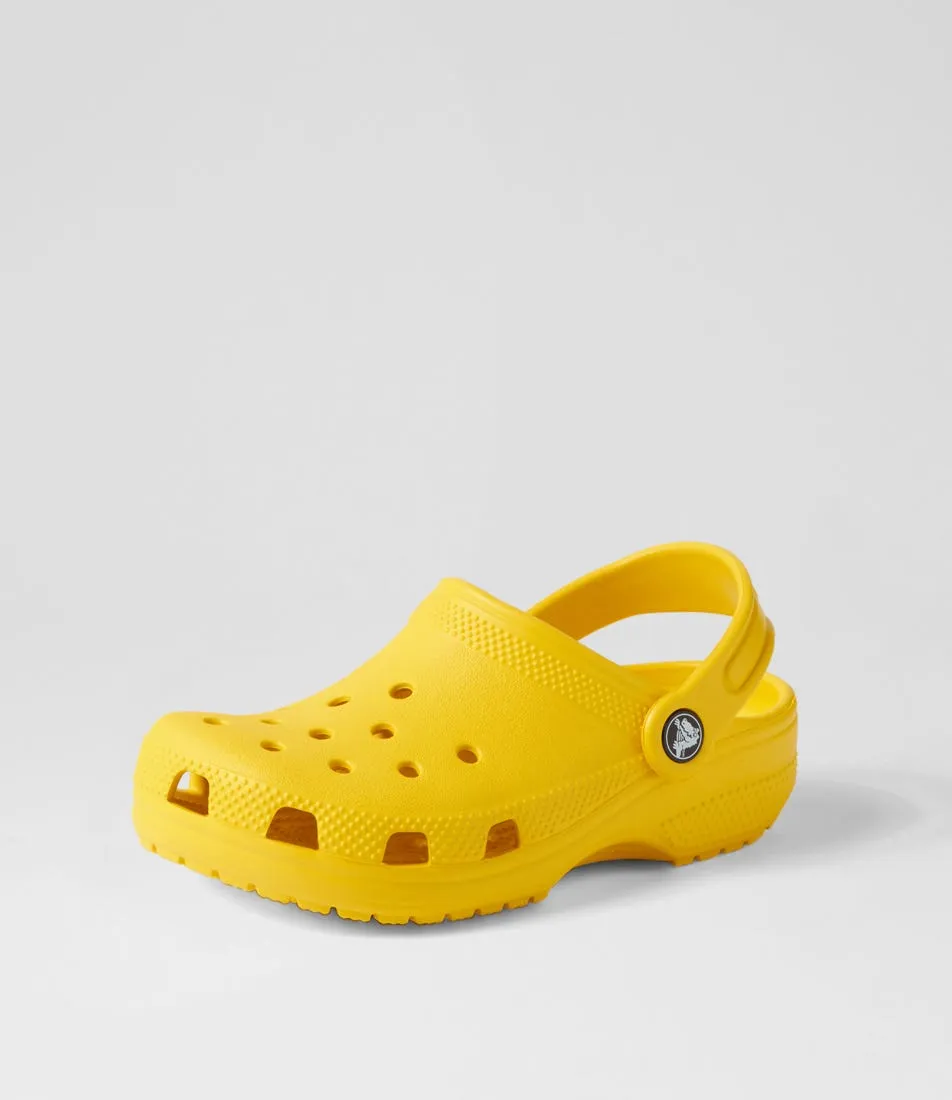 CROCS Classic Clog Jnr Sunflower Croslite Sandals