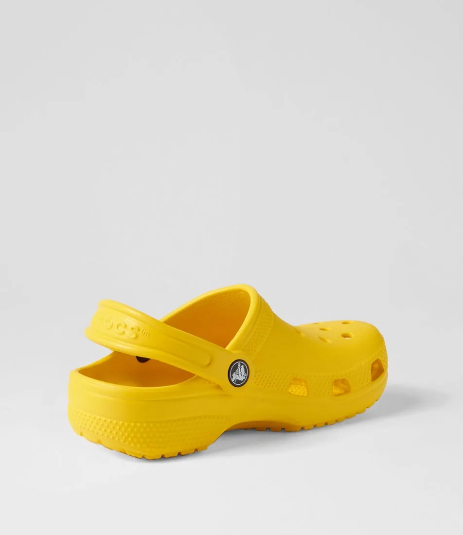 CROCS Classic Clog Jnr Sunflower Croslite Sandals