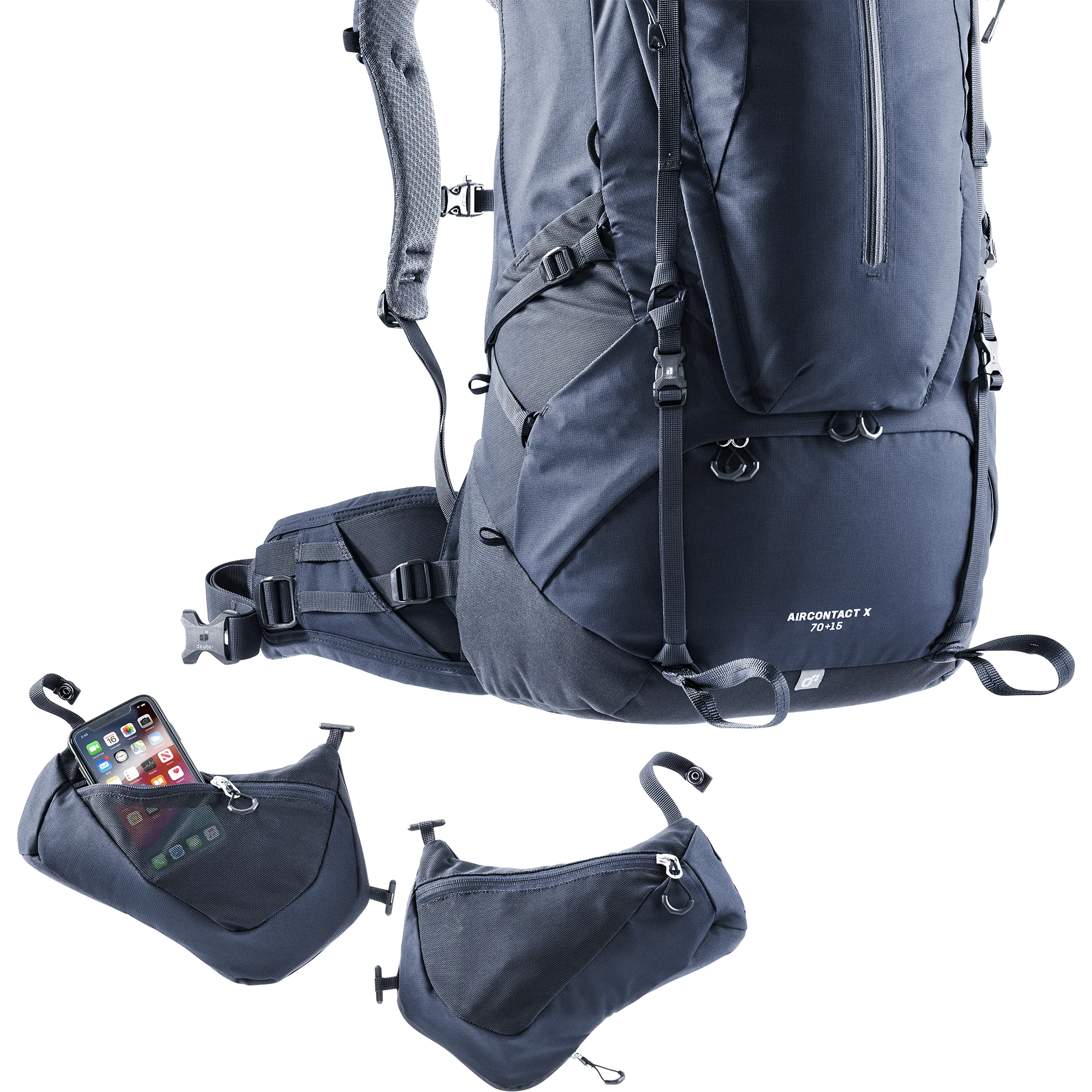 deuter - Aircontact X 70l +15 Trekking Backpack ink