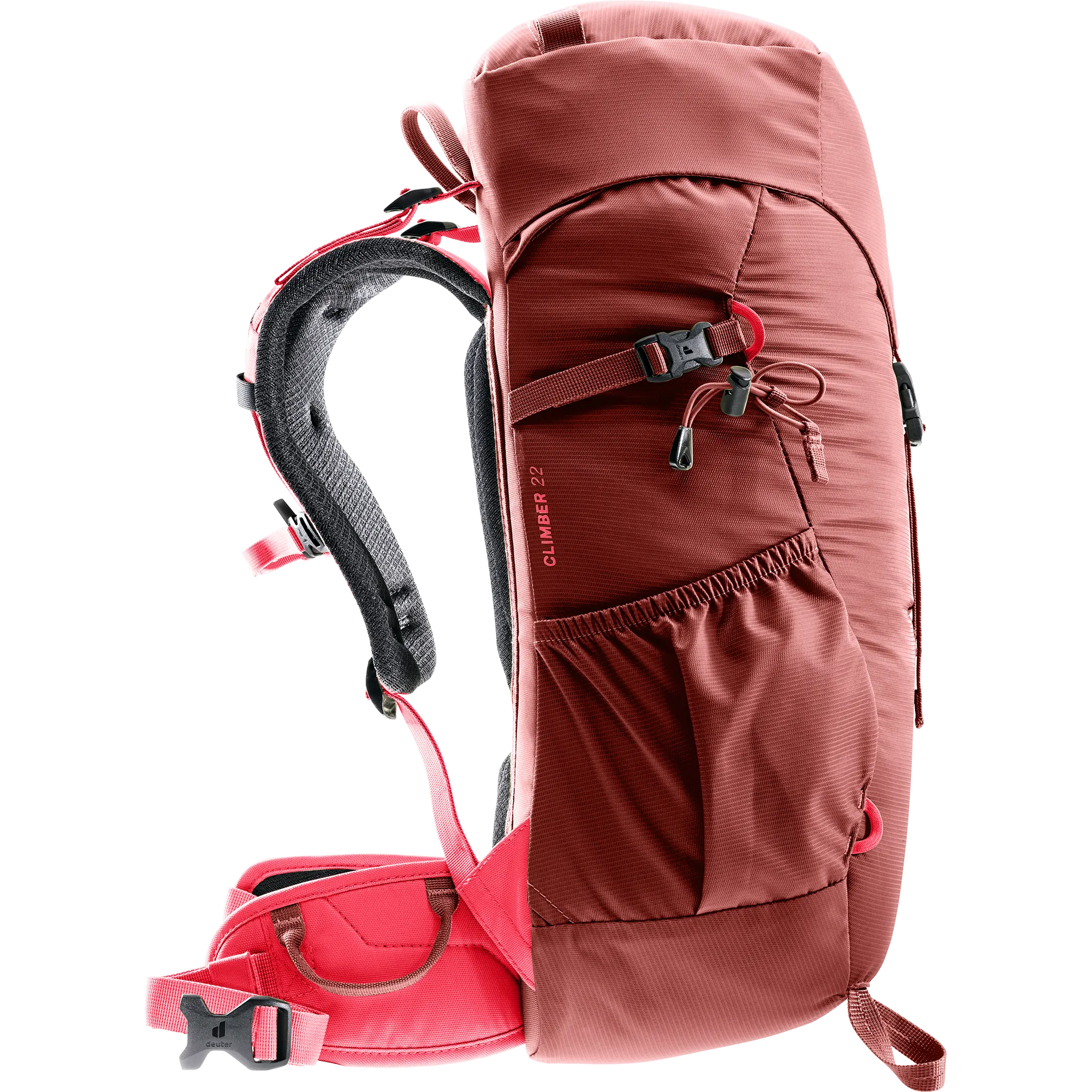 deuter - Climber 22l Backpack Kids redwood hibiscus