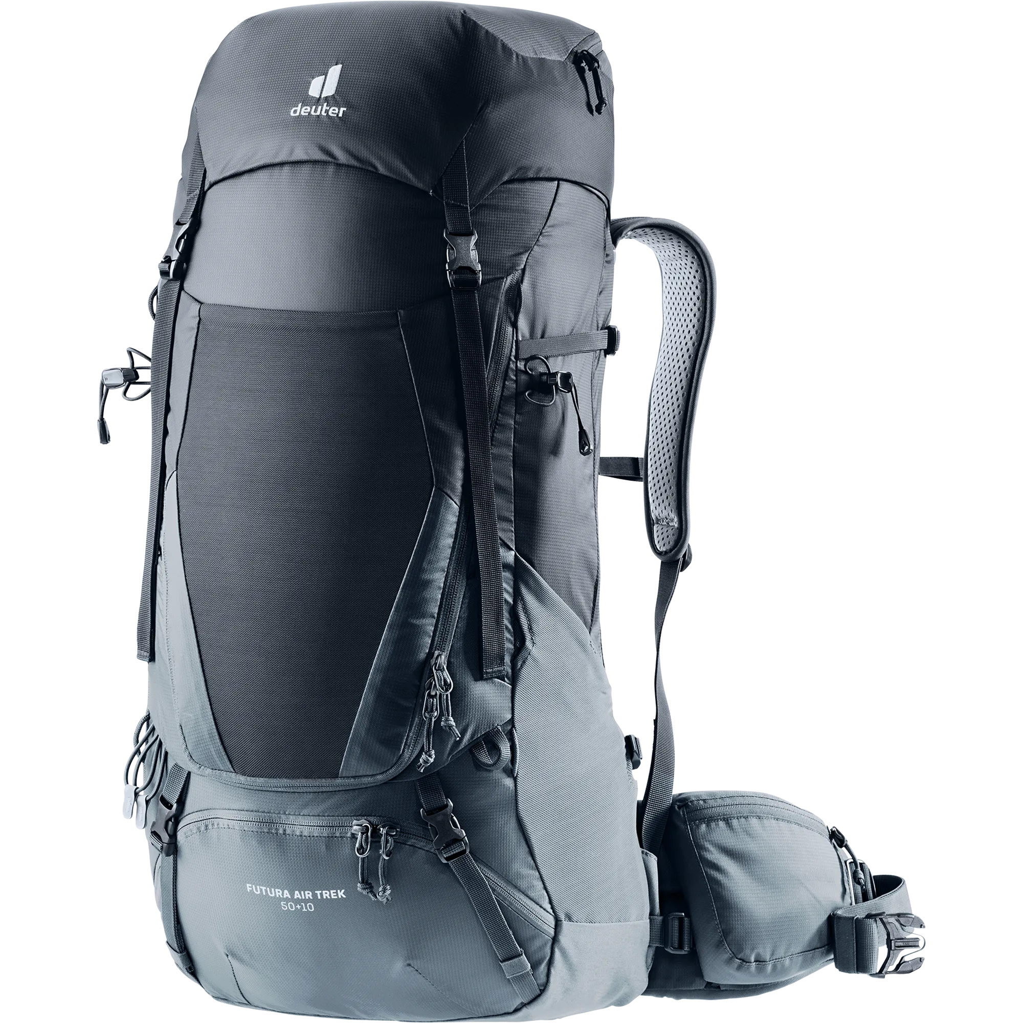 deuter - Futura Air Trek 50l+10 Trekking Backpack black graphite 