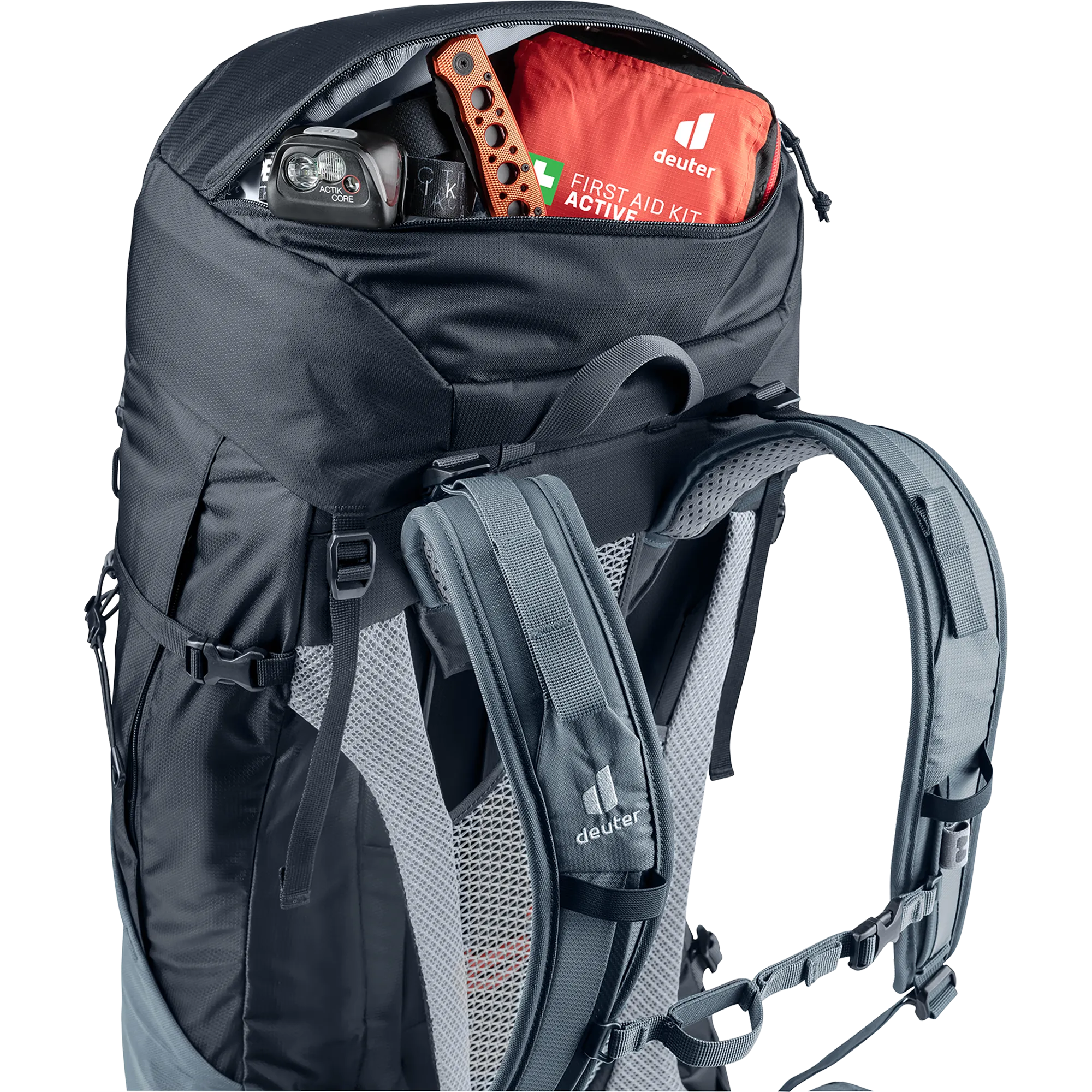 deuter - Futura Air Trek 50l+10 Trekking Backpack black graphite 