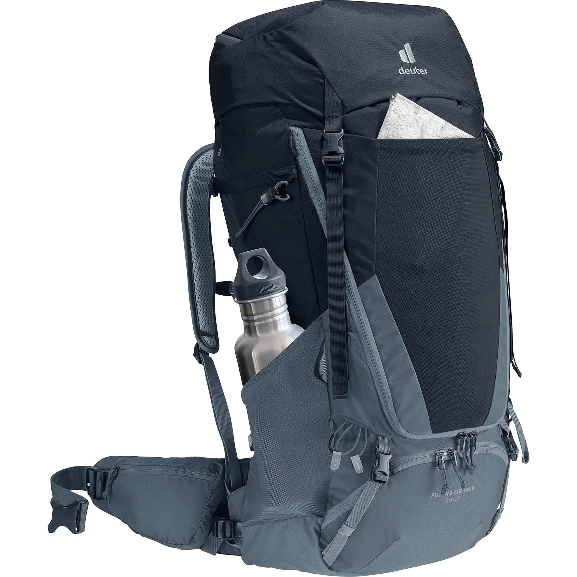 deuter - Futura Air Trek 60l + 10 Trekking Backpack black graphite