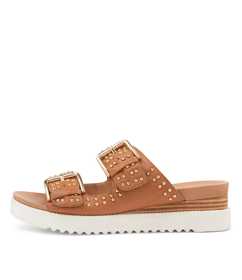 DJANGO & JULIETTE Adney Scotch Leather Sandals Ws