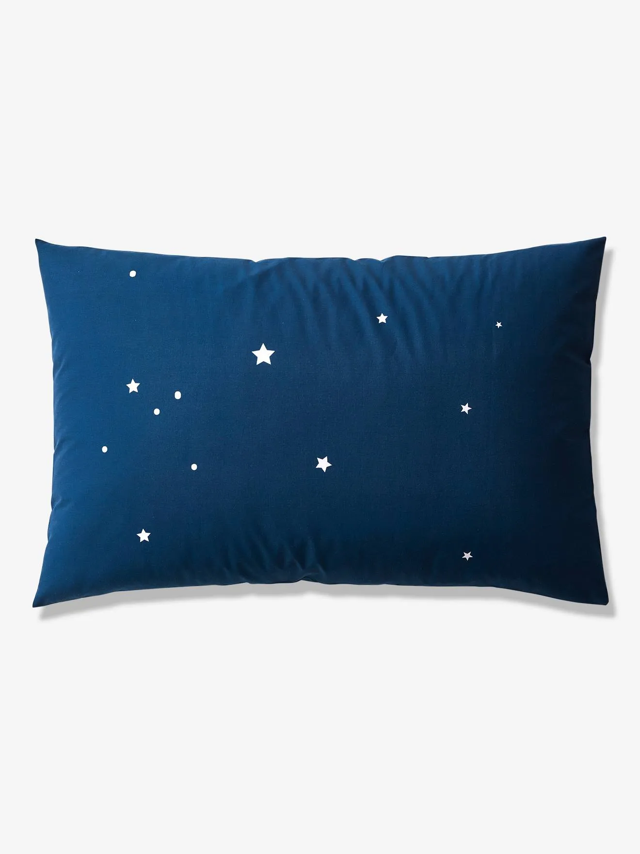 Duvet Cover + Pillowcase Set for Children, Glow-in-the-Dark Details, POLAR BEAR - dark blue