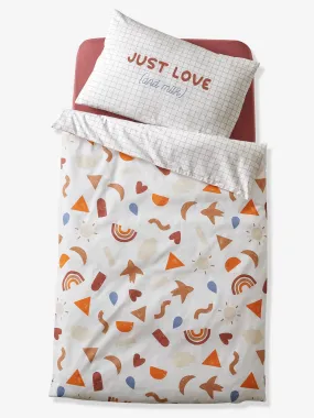 Duvet Cover in Organic Cotton* for Babies, Happy Sky - multicoloured