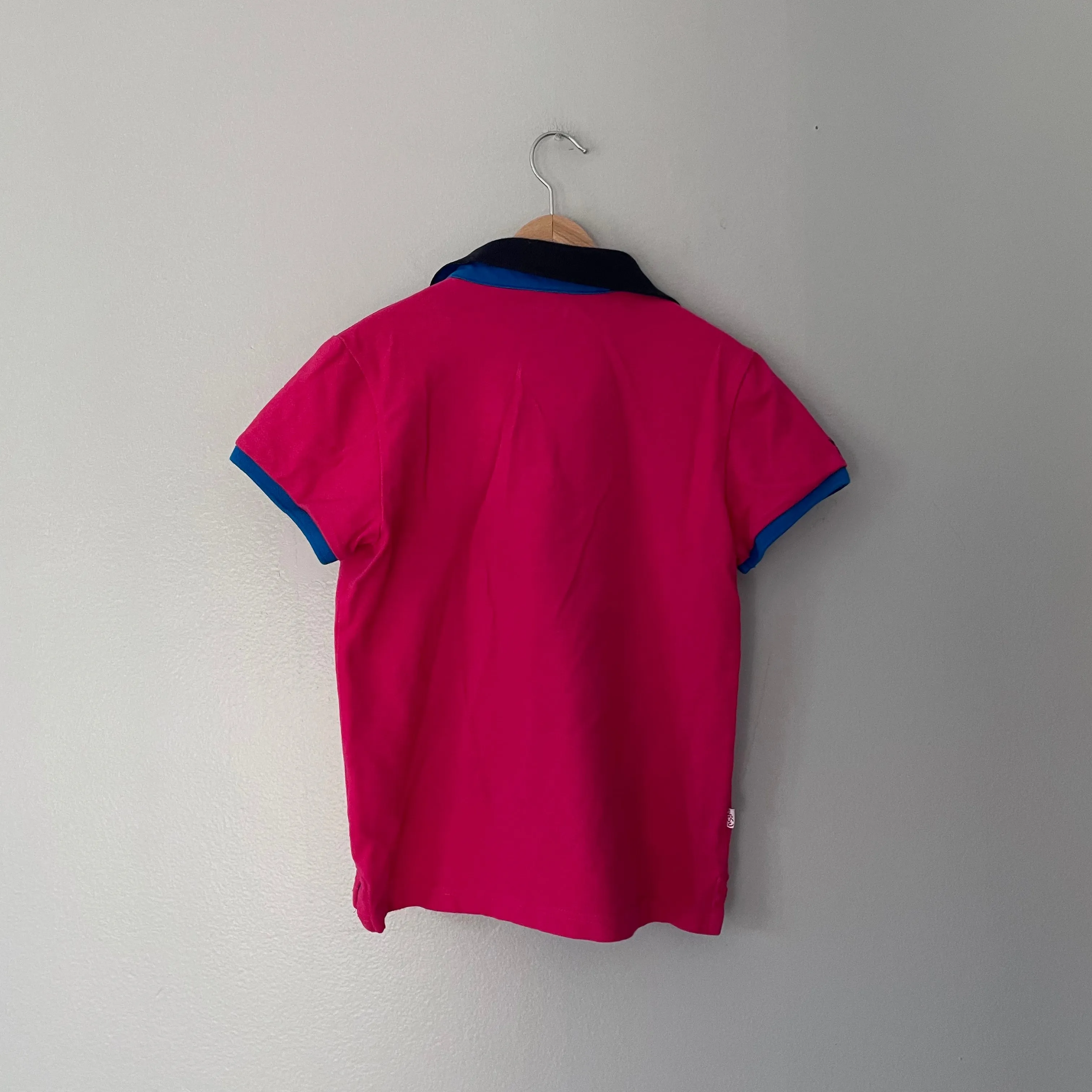 Evisu / Magenta polo shirt / 7Y