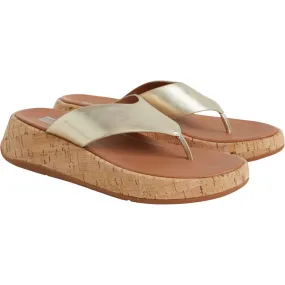 FitFlop Womens F-Mode Flatform Sandals Platino