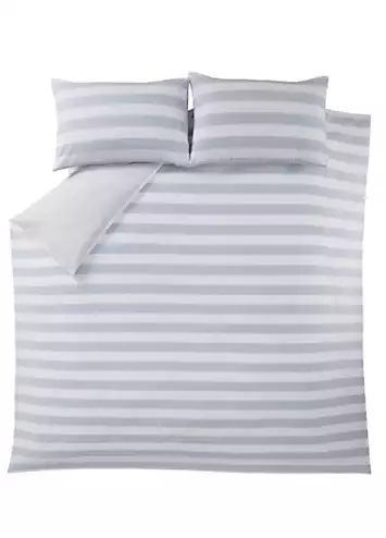 Freemans Home Saltburn Stripe Reversible Duvet Cover Set | Kaleidoscope