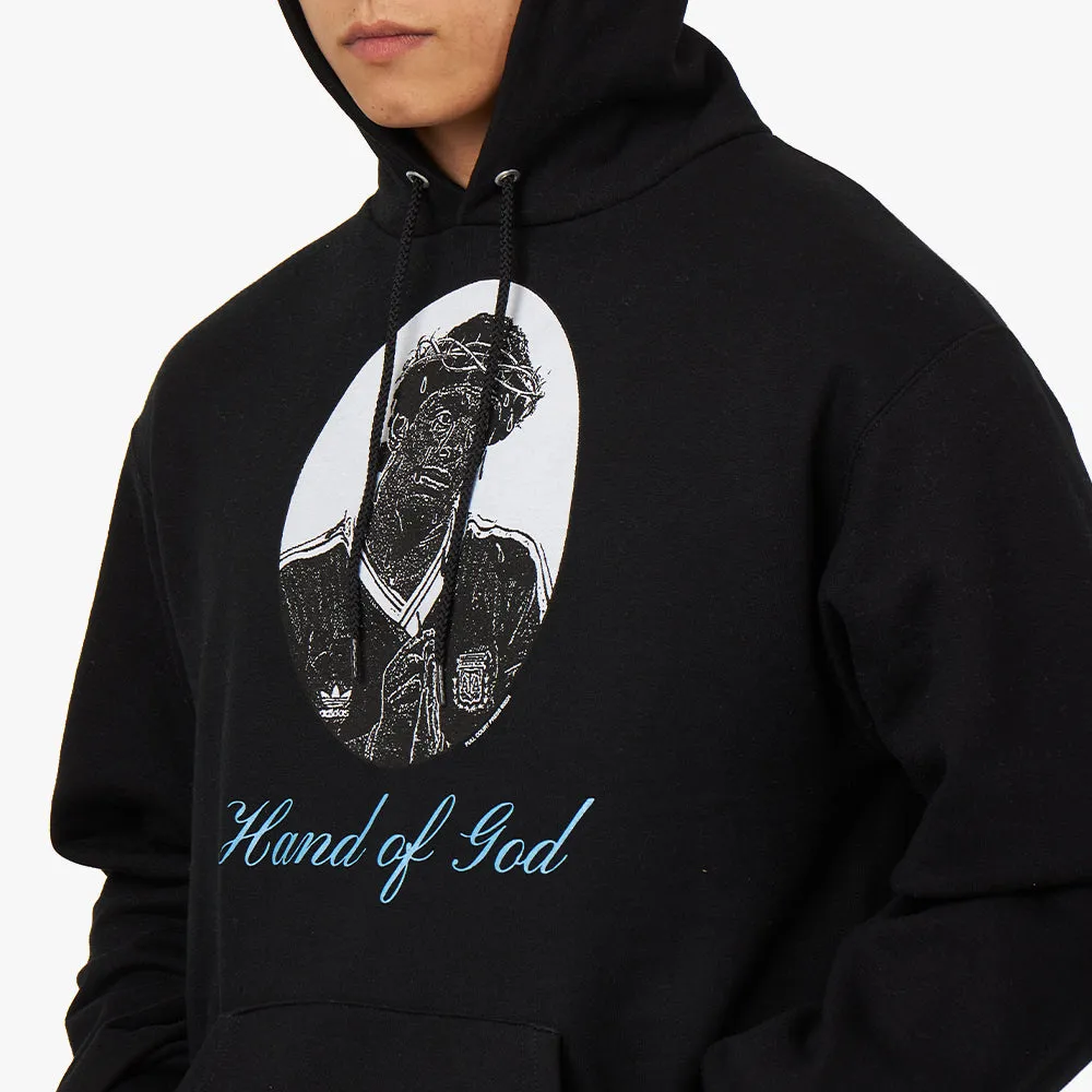 Full Court Press Maradona Pullover Hoodie / Black