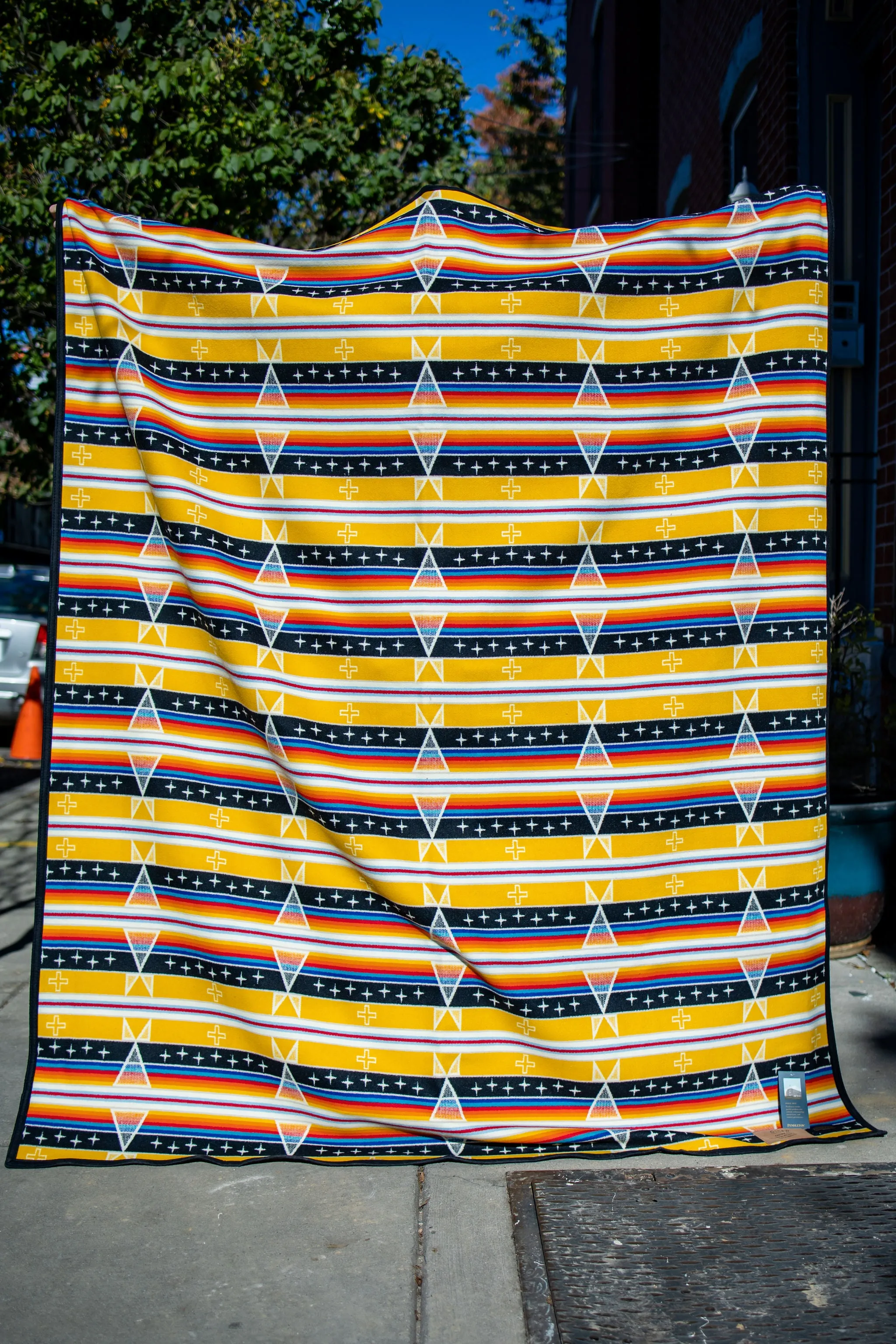 Ginew Facing East Wool Blanket