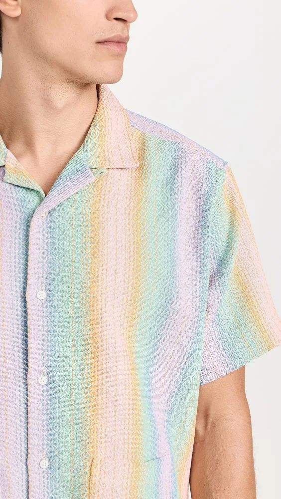 Gitman Vintage   Baja Blanket Beach Shirt 