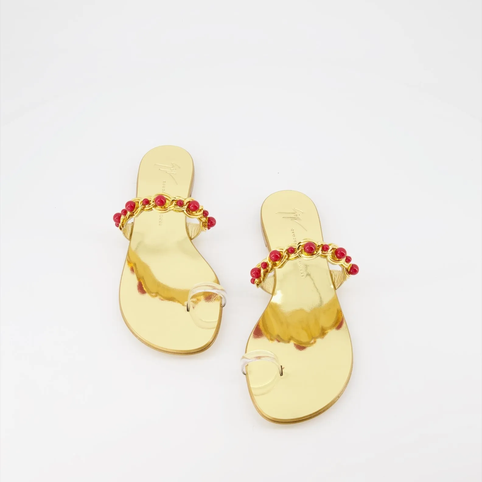 Golden Marguerithe Sandals