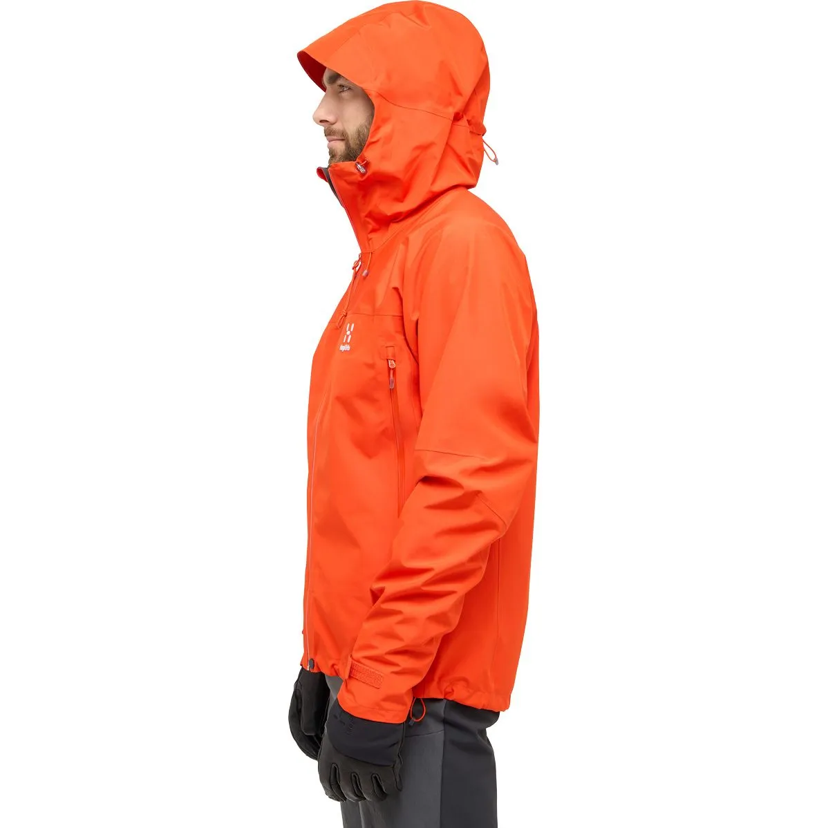 Hagl\u00f6fs - ROC Flash GORE-TEX\u00ae Hardshell Jacket Men habanero