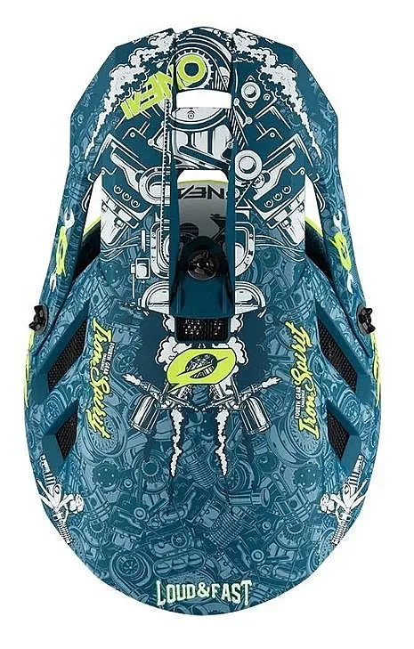 helmet O'Neal Blade HR - Teal/Neon Yellow