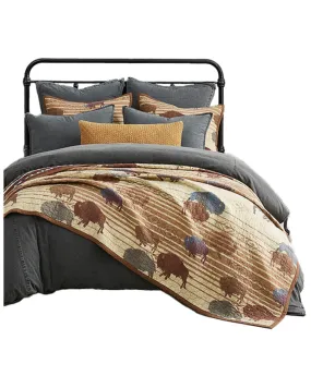 HiEnd Accents 3pc Home On The Range Reversible Quilt Set - Full/Queen