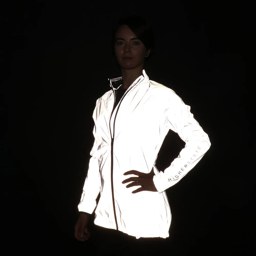 Higher State Women's All Over Reflective Running Jacket