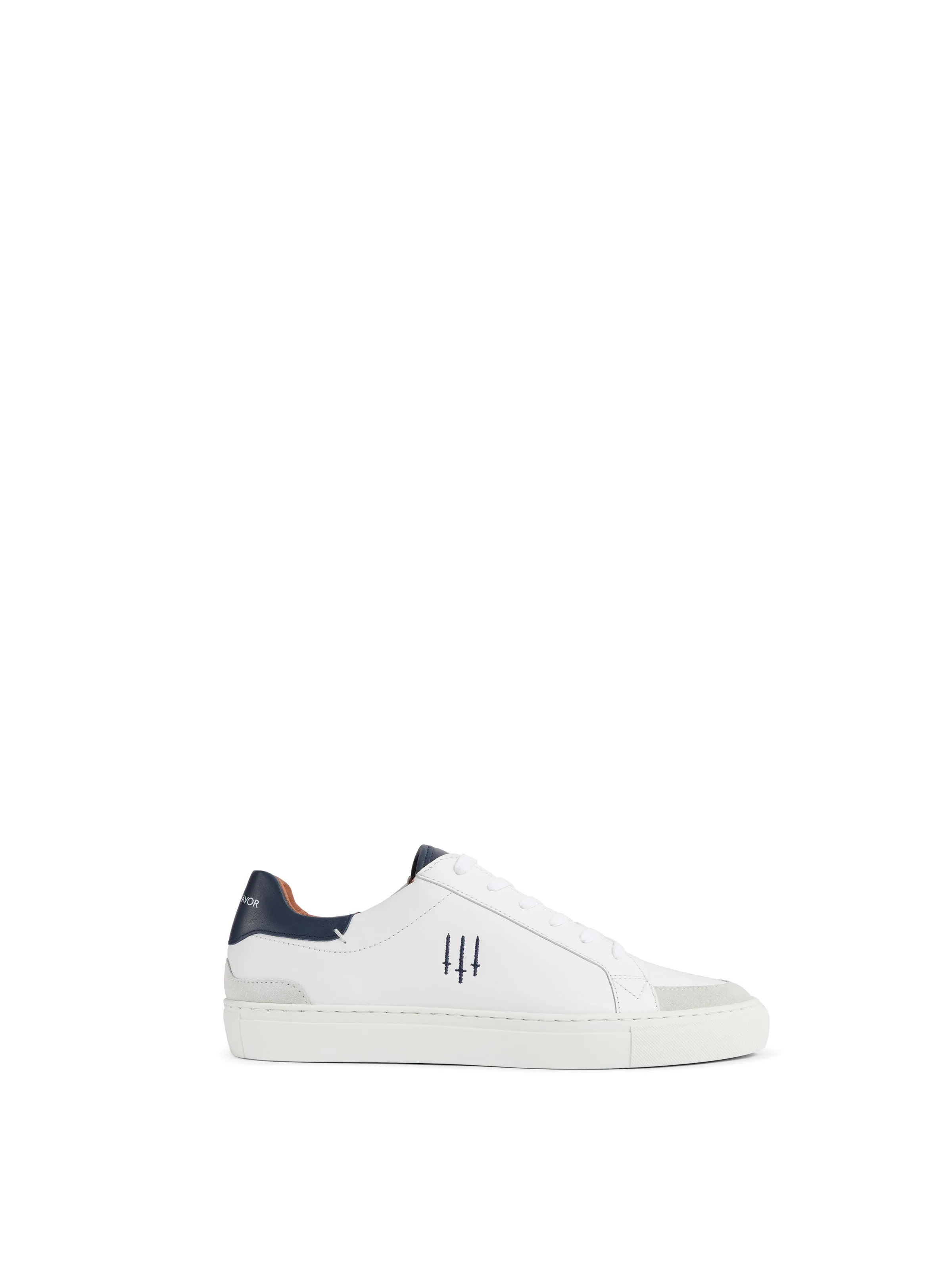 Holbourne White, Navy & Grey Trainers