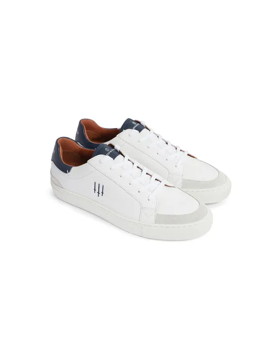 Holbourne White, Navy & Grey Trainers