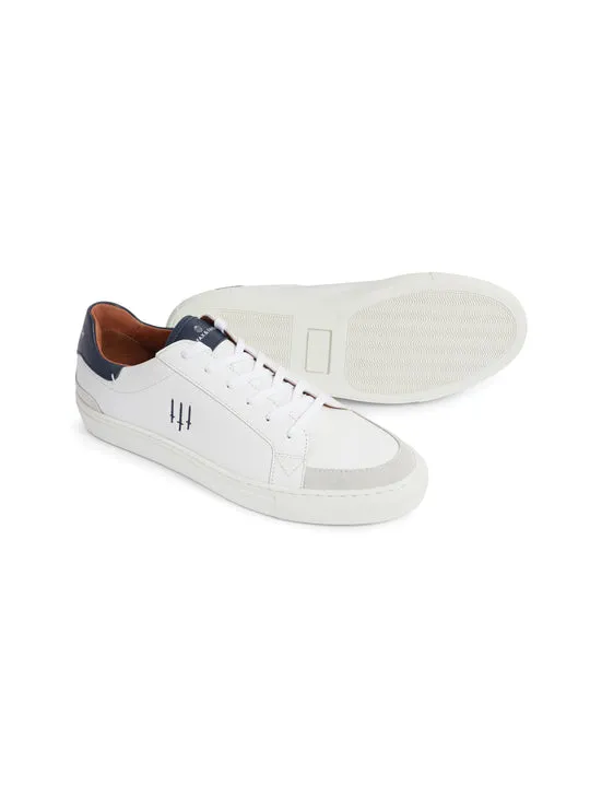 Holbourne White, Navy & Grey Trainers