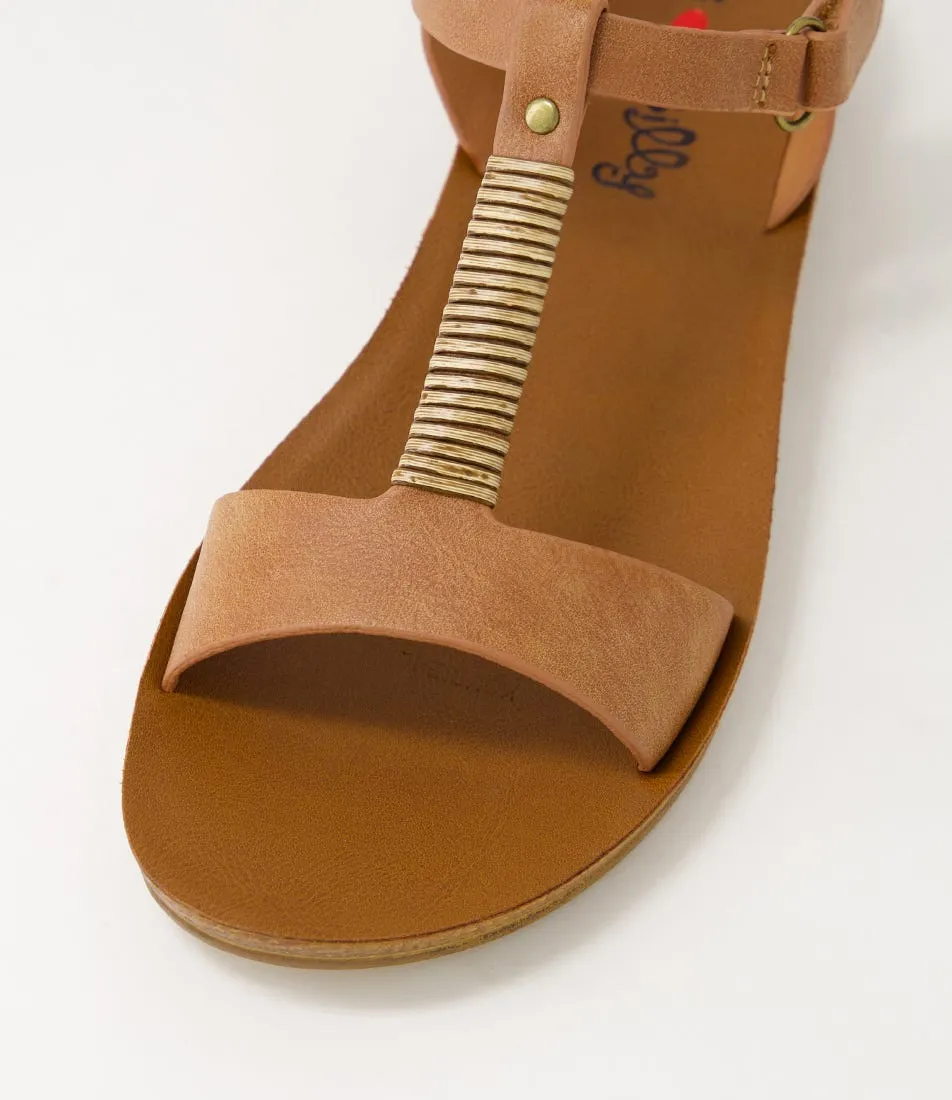 I LOVE BILLY Koysie Tan Mix Sandals