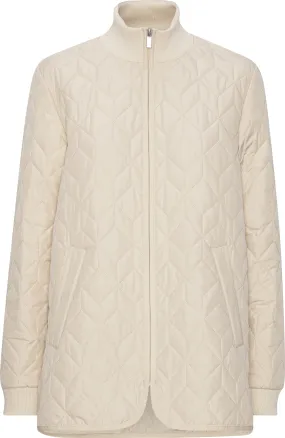 Ilse Jacobsen Women's Quilt Jacket Bleached Sand | Buy Ilse Jacobsen Women's Quilt Jacket Bleached Sand here | Outnort