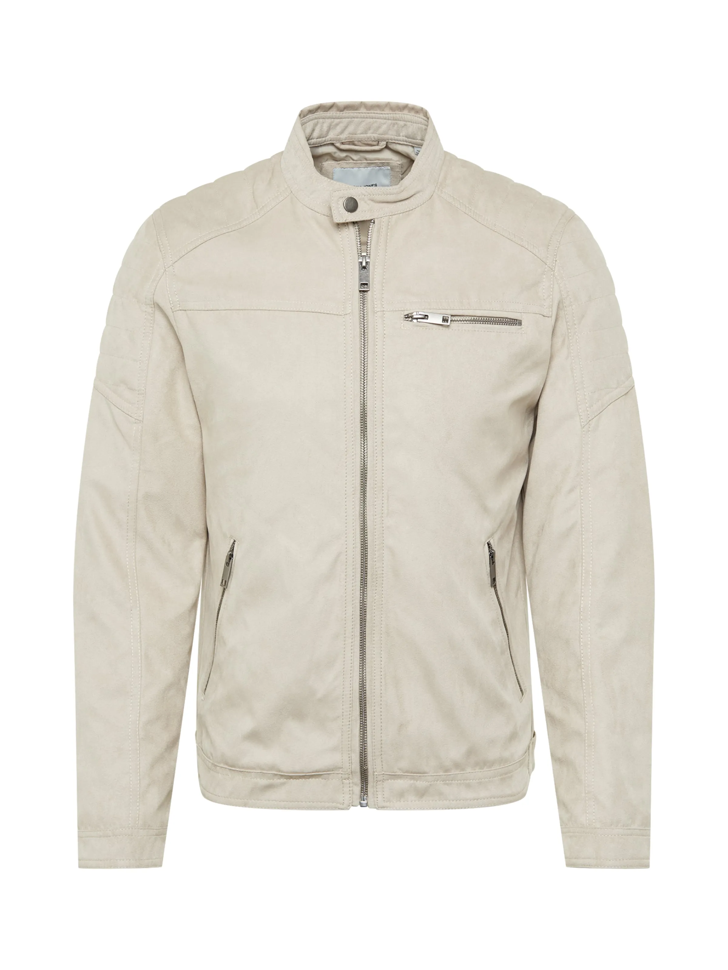 JACK & JONES Regular fit Between-season jacket 'Rocky' in Ecru