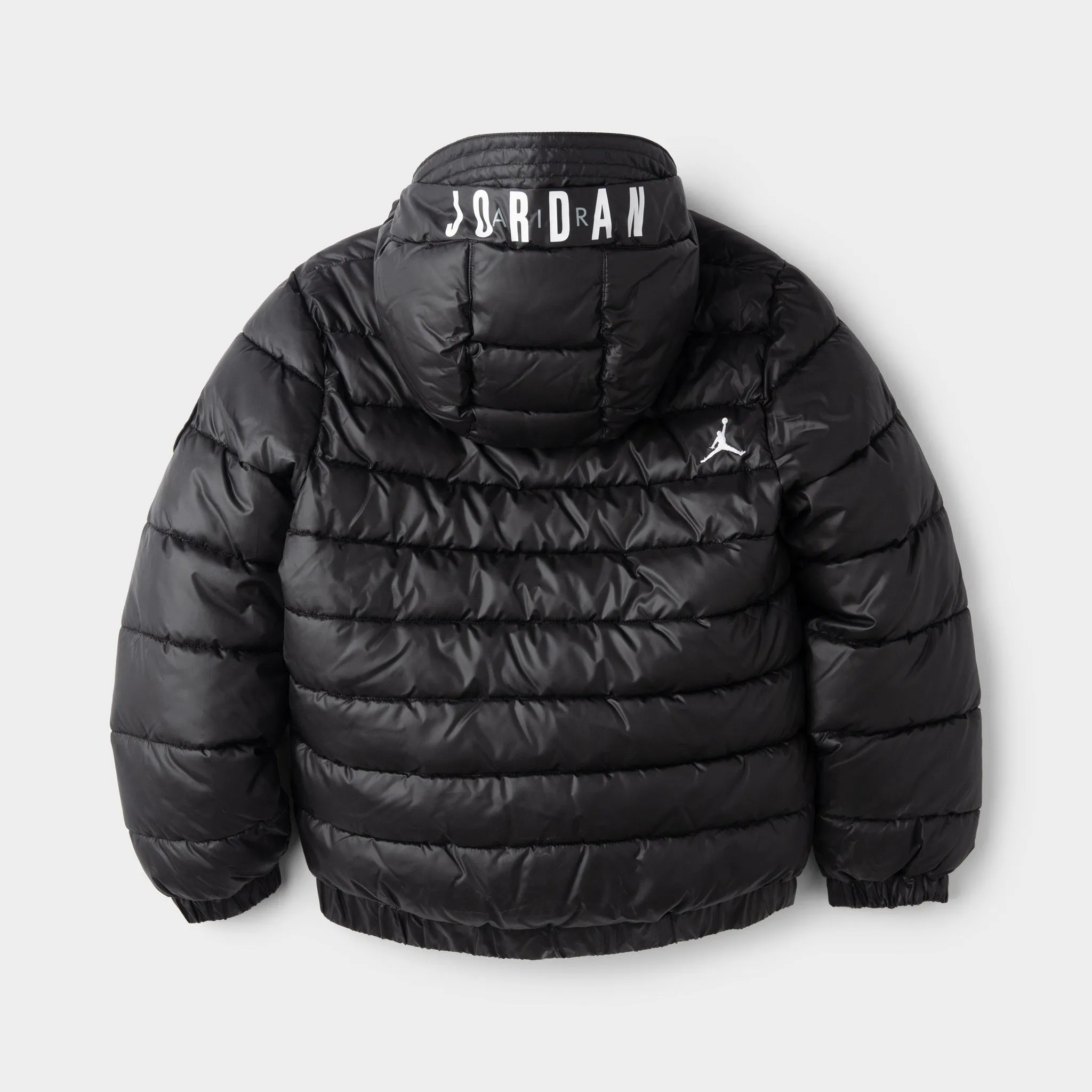 Jordan Junior Boys' Filled Quilt Jacket / Black