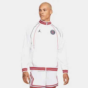 Jordan Paris Saint-Germaine Club Anthem Jacket White / University Red - Midnight Navy