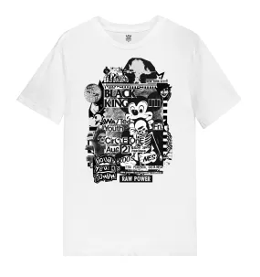 KING SKATEBOARDS DESTROY BABYLON TEE WHITE