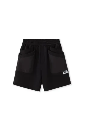 LABEL SHORTS BLACK