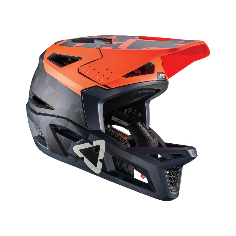 Leatt MTB 4.0 Full Face Helmet - Coral - 2022