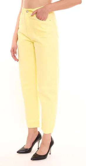 Lot de 2 jeans LTB Shena pour femme, pantalon 7/8 tendance style 5 poches, coupe ample 81562566 jaune