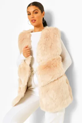 Luxe Faux Fur Panelled Vest