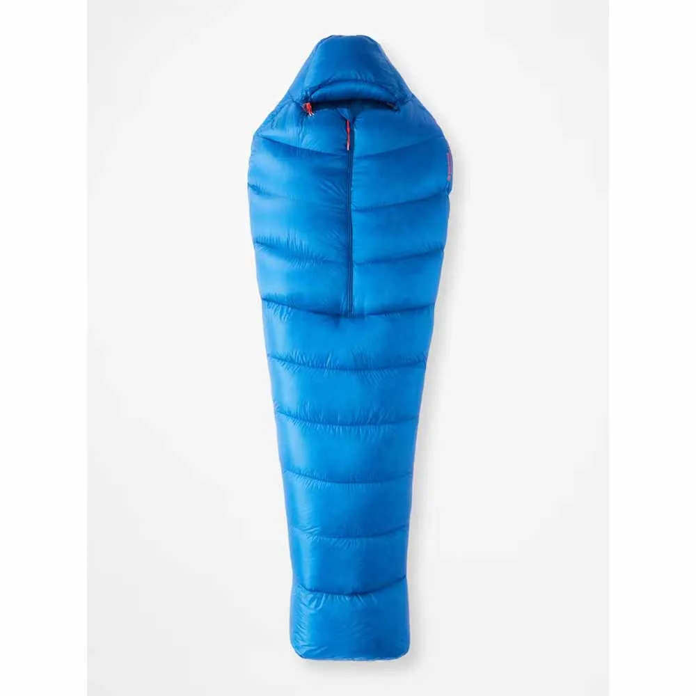 Marmot Men's Bantamweight 15 Center Zipper Long Sleeping Bag - Dark Azure/Clear Blue