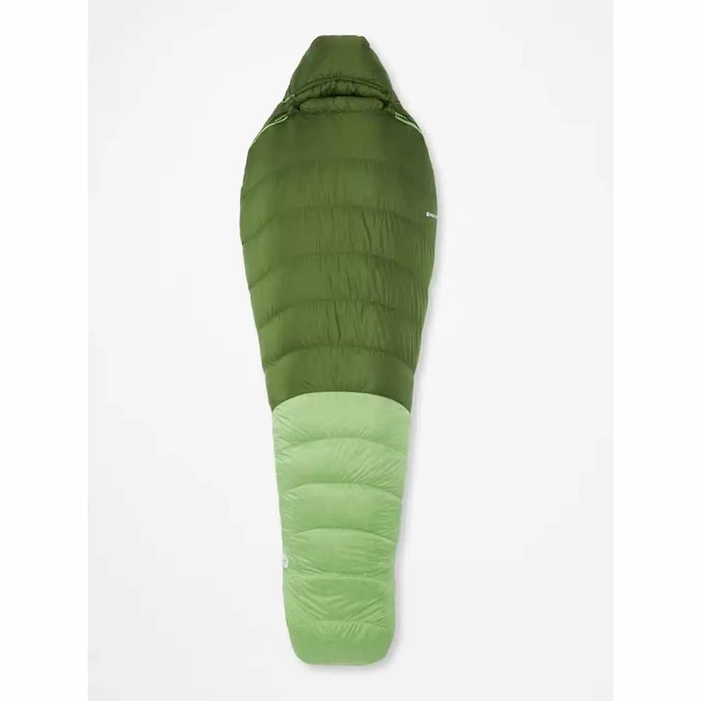 Marmot Men's Hydrogen 30 Left Zipper Long Sleeping Bag - Foliage/Kiwi