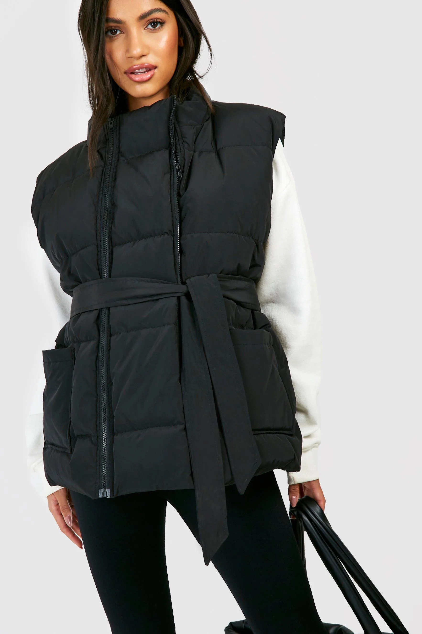 Maternity Pre & Postpartum 3 In 1 Vest Jacket With Extender