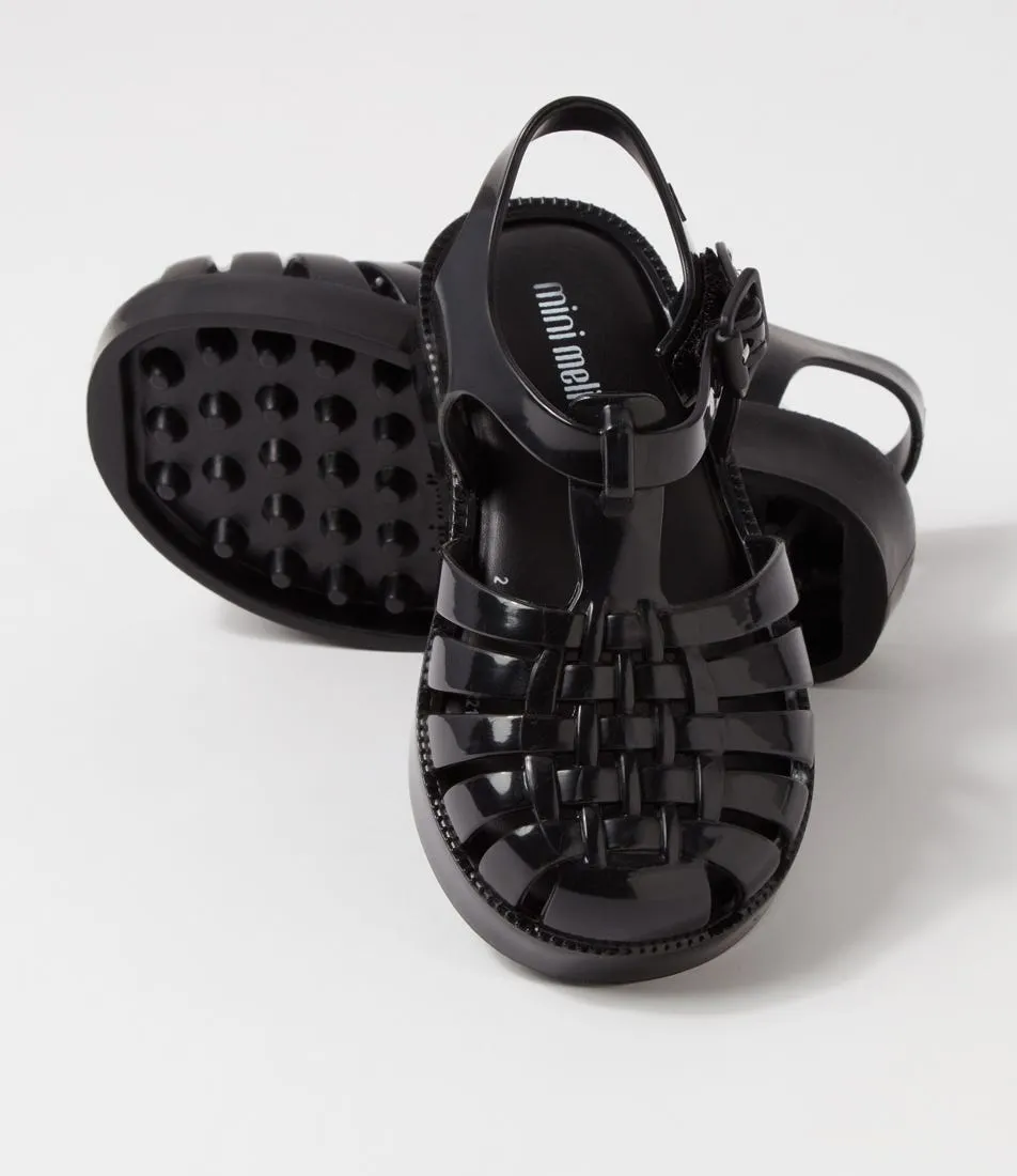 MELISSA Melissa Possession Tot Black Pvc Sandals