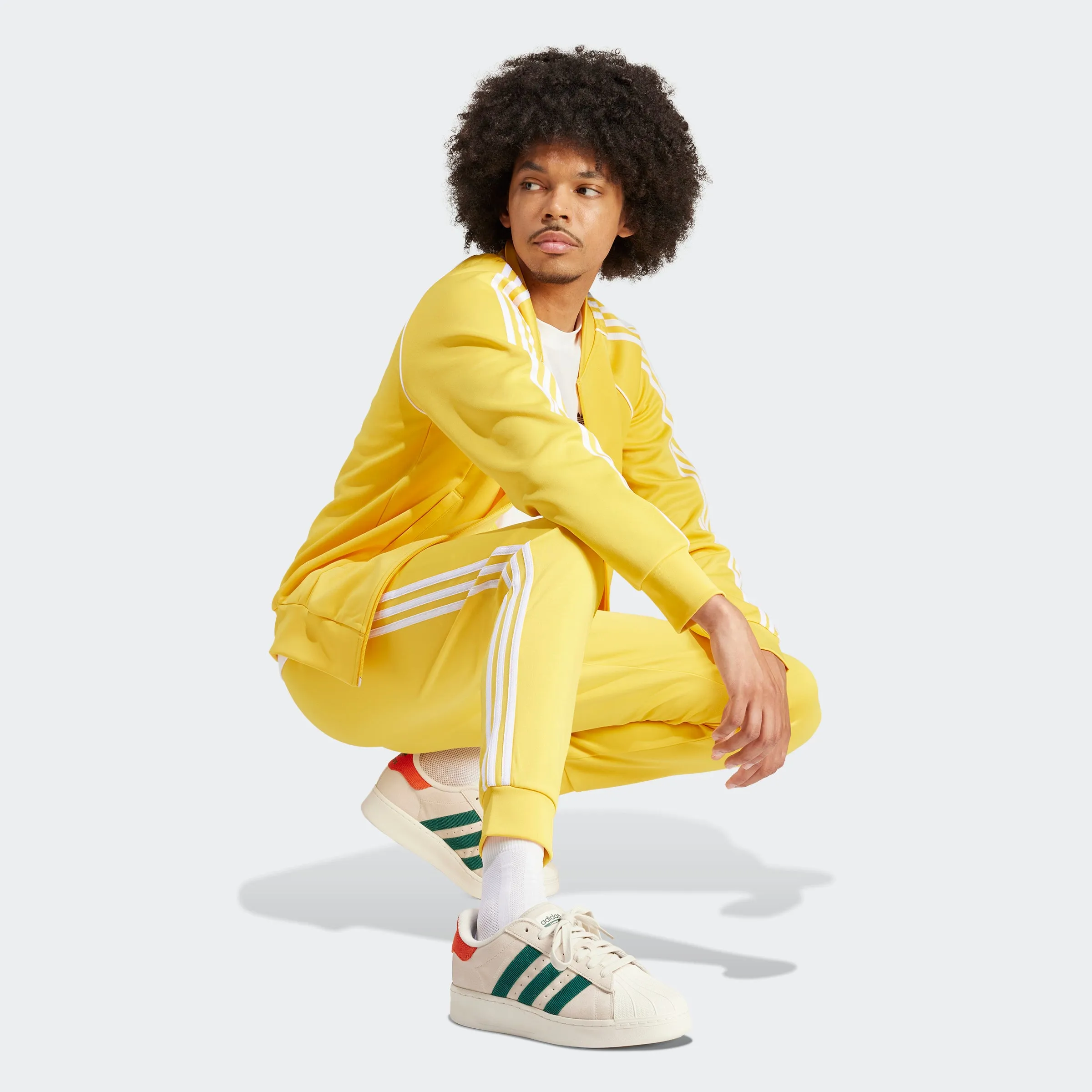 Men's adidas Originals Adicolor Classics SST Track Jacket Bold Gold