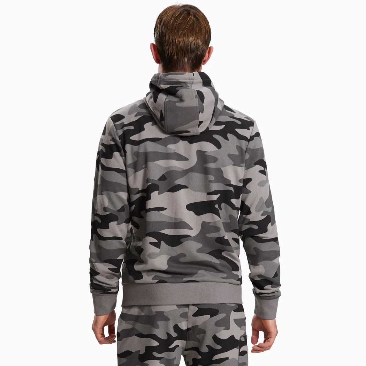 Mens Hoodie Full Zip Sweatshirts Camo Jacket size S M L XL