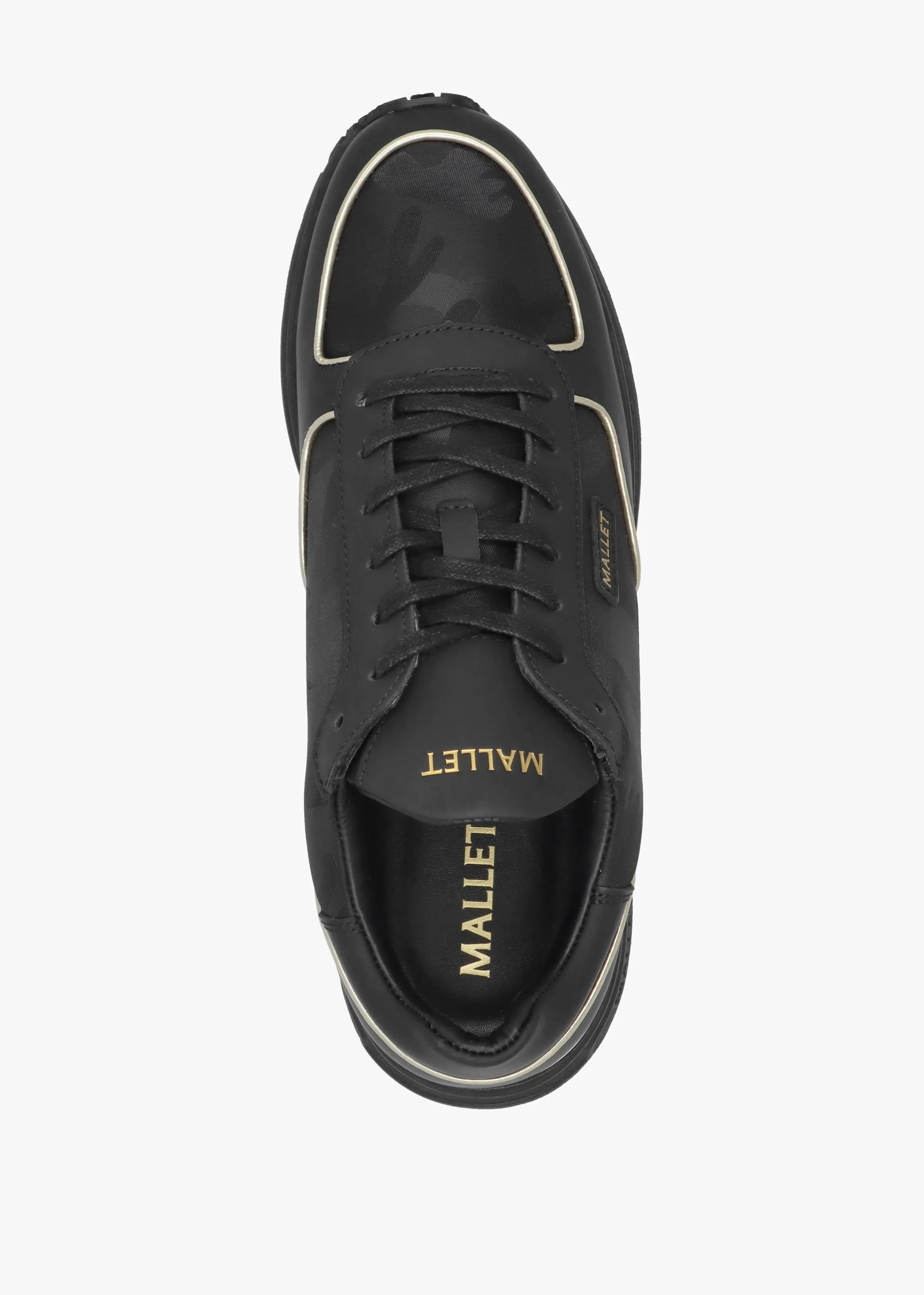 Men’s Popham Lite Triple Black Gold Camo Trainers